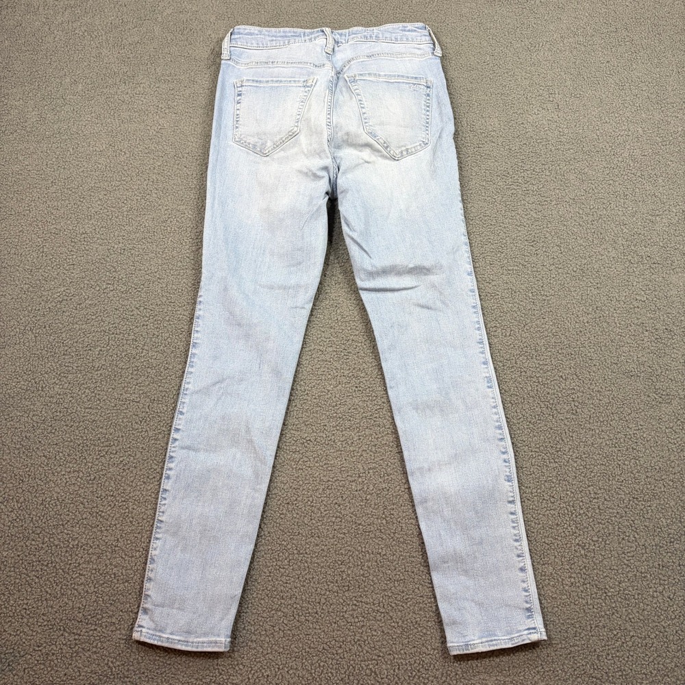 Hollister Jeans Womens 8S Light Blue High Rise Jean Legging Advanced Stretch - Picture 6 of 8
